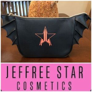 JEFFREE STAR COSMETICS - NWOT Bat Wings Faux Leather Cosmetic Case/Nice & Large